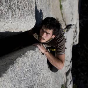 a photo of a person climbing at the Yosemite National Park